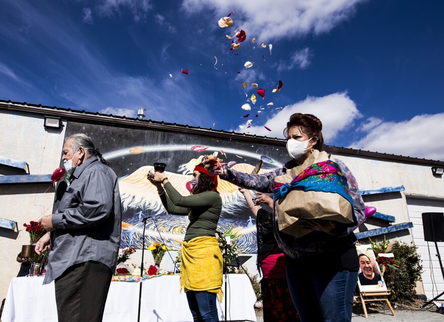 Friends, family, and community members held a memorial service for Reynaluz Juarez in the heart of the International District.