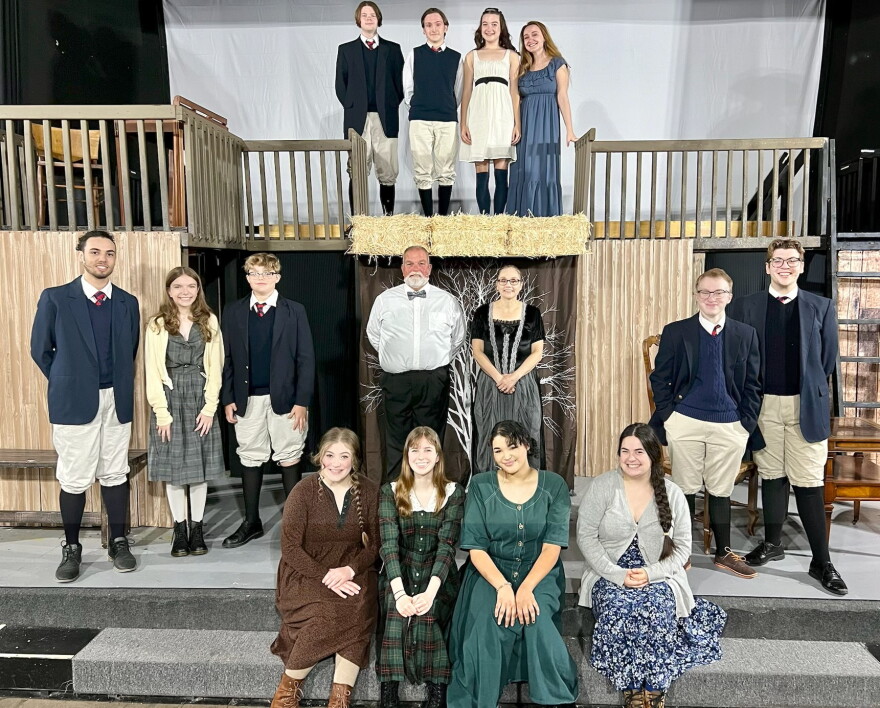 The 2022 CLA cast of the show was — top: Connor McDonnell, Caleb Swinney, Jordyn Mitchell, Krianna Walljasper; middle: Kylen Brozovich, Joy Kitterman, Elias Hayz, Michael Van Belle, Tina Hayz, Riley Scranton, Topher Elliott; and bottom: Amber Whitaker, Gianna Zampogna, Leo Bert, Elena Vallejo.