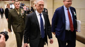 Defense Secretary Jim Mattis arrives to brief House members on Yemen, Saudi Arabia and the murder of Saudi critic Jamal Khashoggi at the Capitol in Washington, D.C., on Dec. 13, 2018. (Mandel Ngan/AFP/Getty Images)