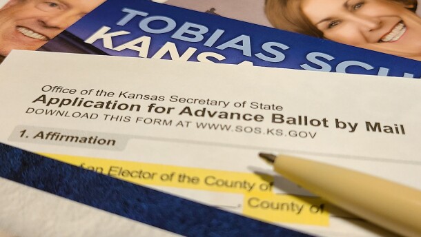 Advance mail-in ballot applications were at the center of a lawsuit challenging the constitutionality of a 2021 Kansas law.