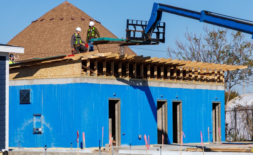 The future bathhouse at The Bridge.