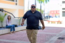 Brett “Mac” McClafferty arrives at Superior Court September 3 on St. Thomas.