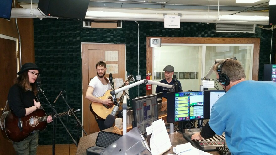 Indie rock trio Edison playing live