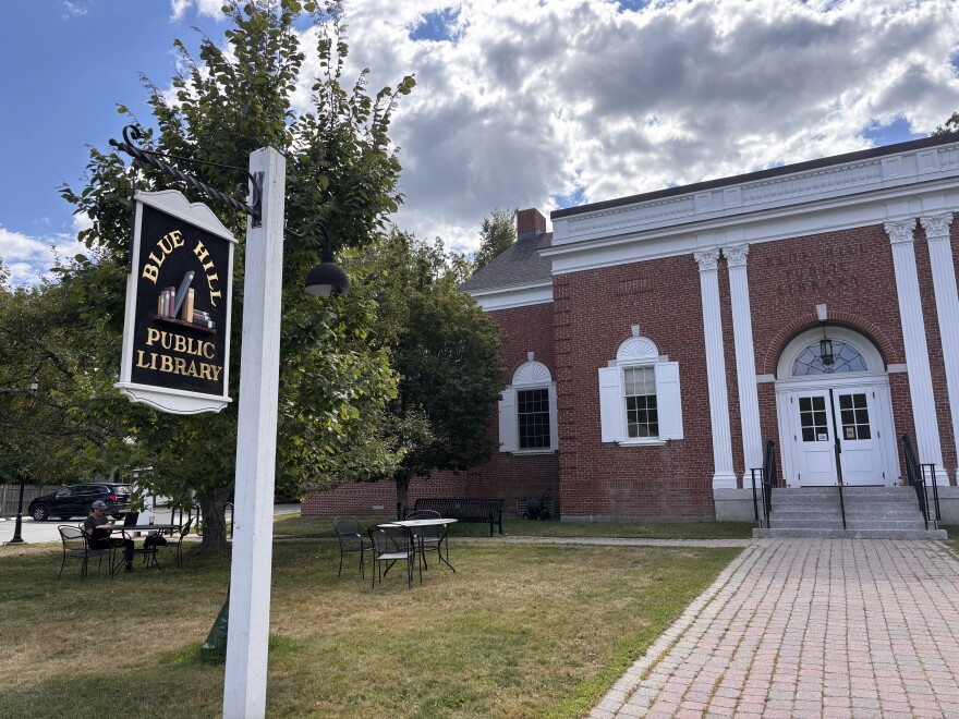 The Blue Hill Public Library in Sept. 2025.