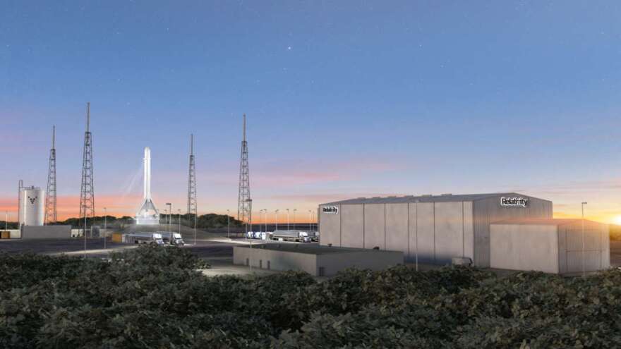 Rendering of Relativity's launch facility at Cape Canaveral's LC-16. Photo: Relativity