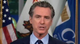 California Gov. Gavin Newsom gave a livestreamed update on the state's response to COVID-19 on Dec. 7, 2020.