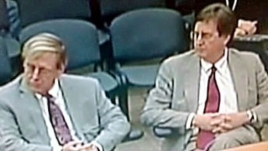 Terry Simonson and Mayor Bartlett