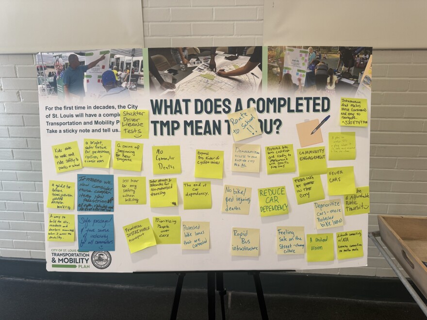 Community members offered feedback on the plan at the bike network workshop on Monday, July 14.