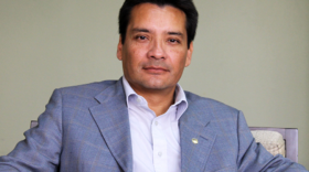 Climate change is compounding the political turmoil and poverty that sends desperate farming families north from Central America, according to climate scientist Edwin Castellanos.