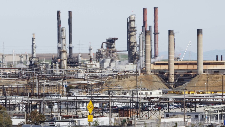 An oil refinery in Richmond, Calif.