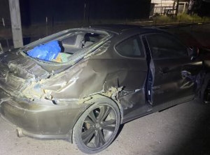 Santa Barbara County Sheriff's deputies say a man used a front loading tractor to ram an occupied car following an argument in Santa Maria.