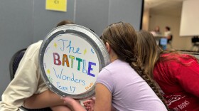 Competitors confer in their teams at Santa Barbara County Battle of the Books