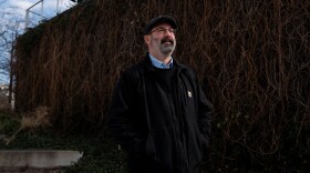 Andrew Weil, the former executive director of the St. Louis Landmarks Association pictured at St. Louis Public Radio's headquarters on Tuesday, Jan. 20, 2026, stepped away from the role at the end of 2025 after a long career with the organization.