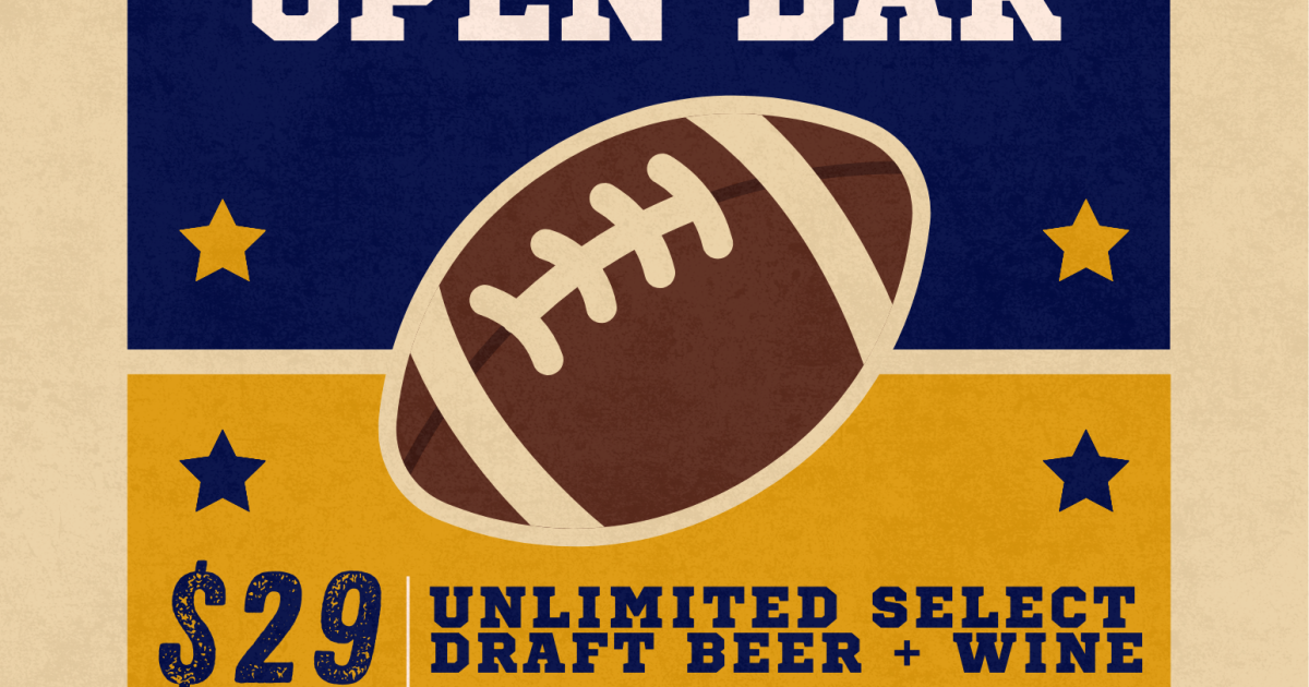 Ground Rules Football Season Open Bar Launch
