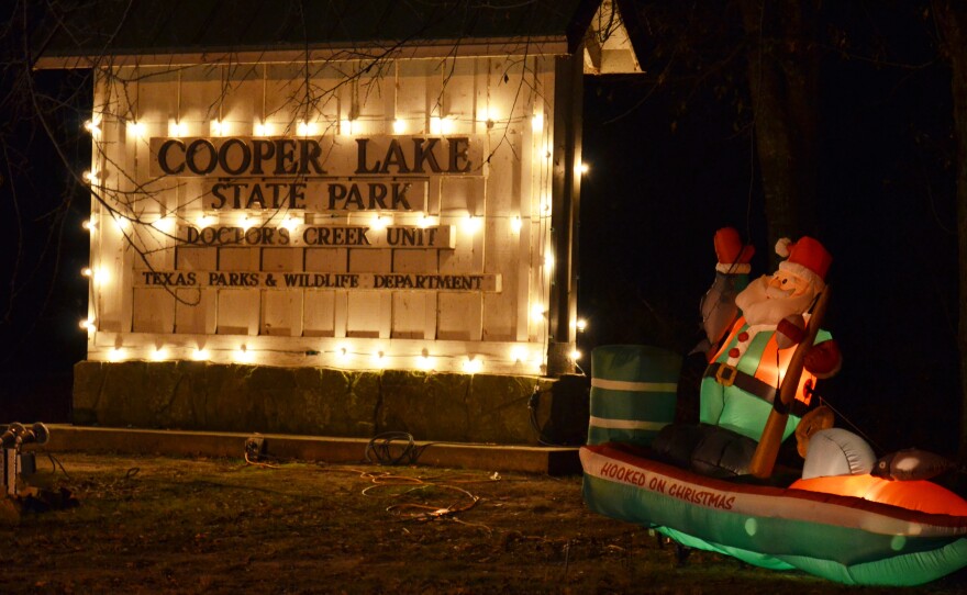 Christmas in the Park at Doctors Creek Unit of Cooper Lake State Park