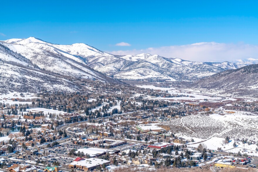 State Route 224 is seen leading into Park City proper from the Snyderville Basin.