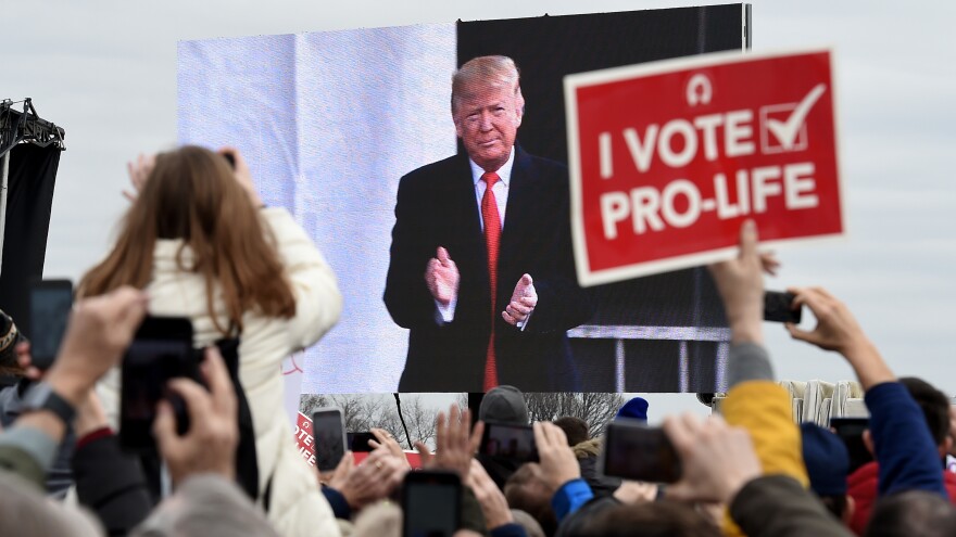 Former President Donald Trump galvizined support among conservative evangelicals by pledging to appoint Supreme Court justices who would overturn Roe v. Wade, even though he had previously supported abortion rights.