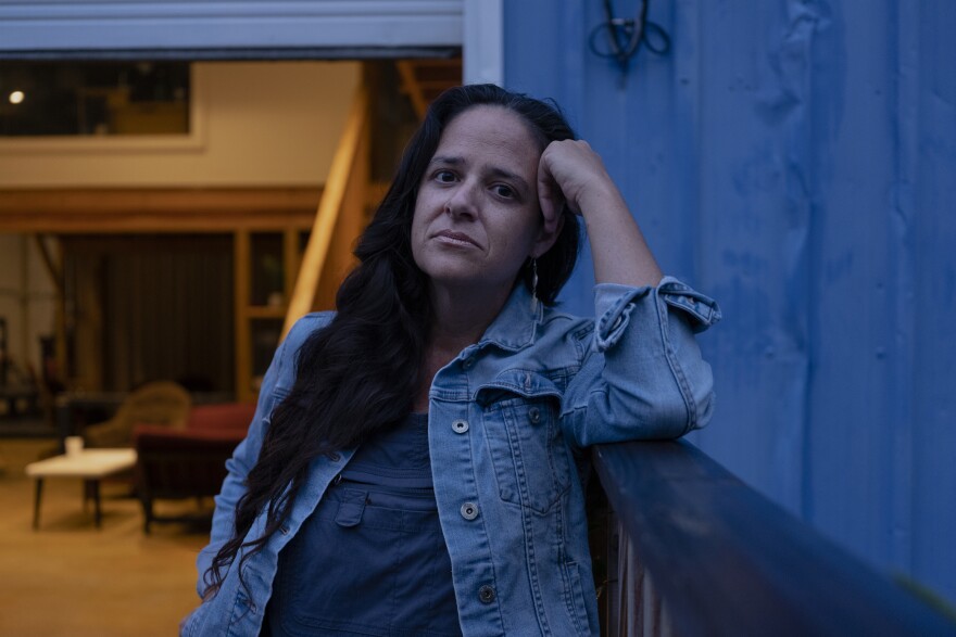 Monique Verdin, photographed in New Orleans on Sept. 29. "You can't run from climate change," she says. "My fear is that people will be scattered to the winds."