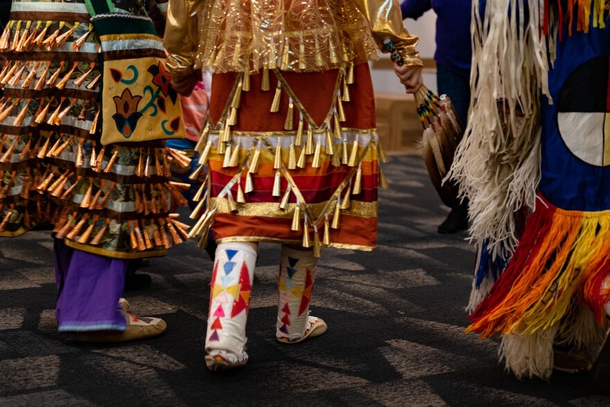 Native American dancers at REACH Fest 2022.