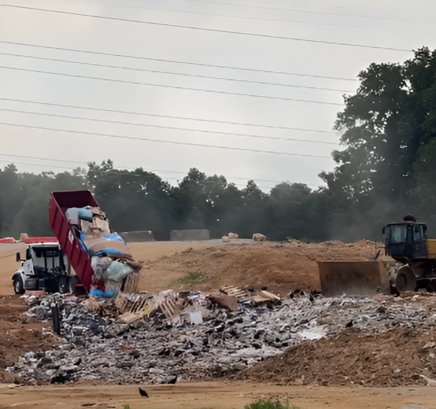 At the landfill owned by the City of Chattanooga.