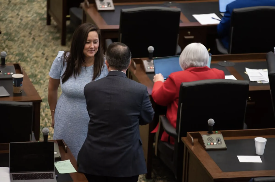 Oklahoma House Minority Leader Cindy Munson, D-Oklahoma City, is shown here on the final day of a legislative session during which Democrats passed only 12 bills they initiated.