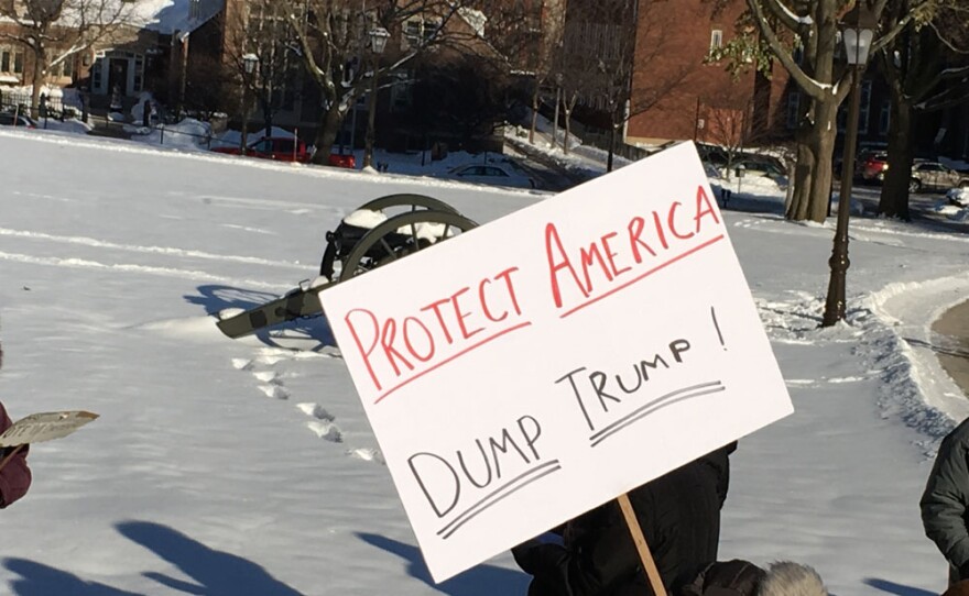 A protestor's sign.