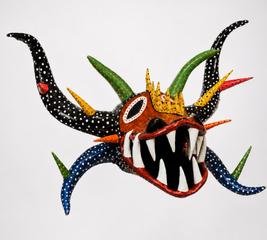 El vejigante, obra del exhibidor Ricardo Rivas.