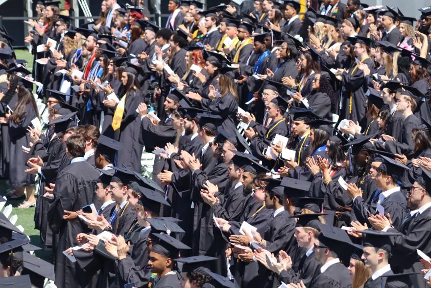 Commencement at Central Connecticut State University.