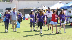 Participants in the American Cancer Society's Relay for Life of Conejo Valley.
