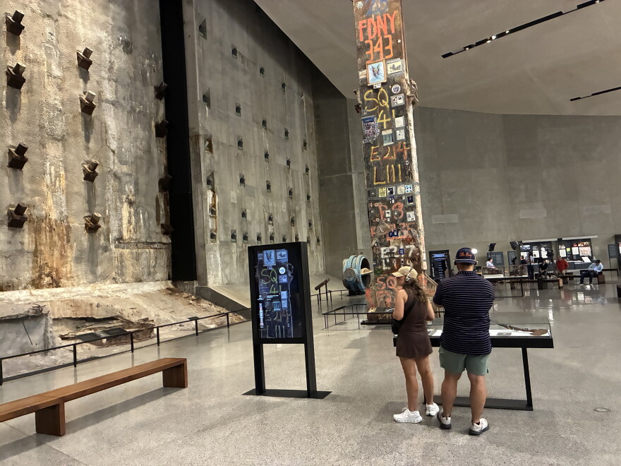 Visitors at the National September 11 Memorial & Museum.