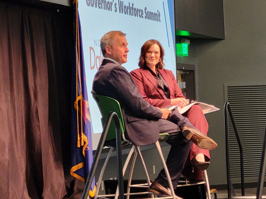 Gov. Armstrong and Katie Ralston-Howe
