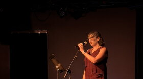 Joni McNeal speaks at Long Story Short on Sept. 10, 2026 in Portsmouth, NH.