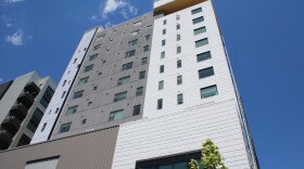 The Asteri apartment complex provides more than 180 affordable housing units.