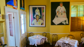 Upperline Restaurant in New Orleans is filled with art.