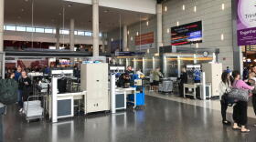 Bradley International Airport in Windsor Locks, Connecticut.