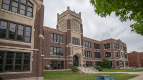 A photo of Wichita East High School, the largest high school in the district. Enrollment is down about 3% across Wichita Public Schools.