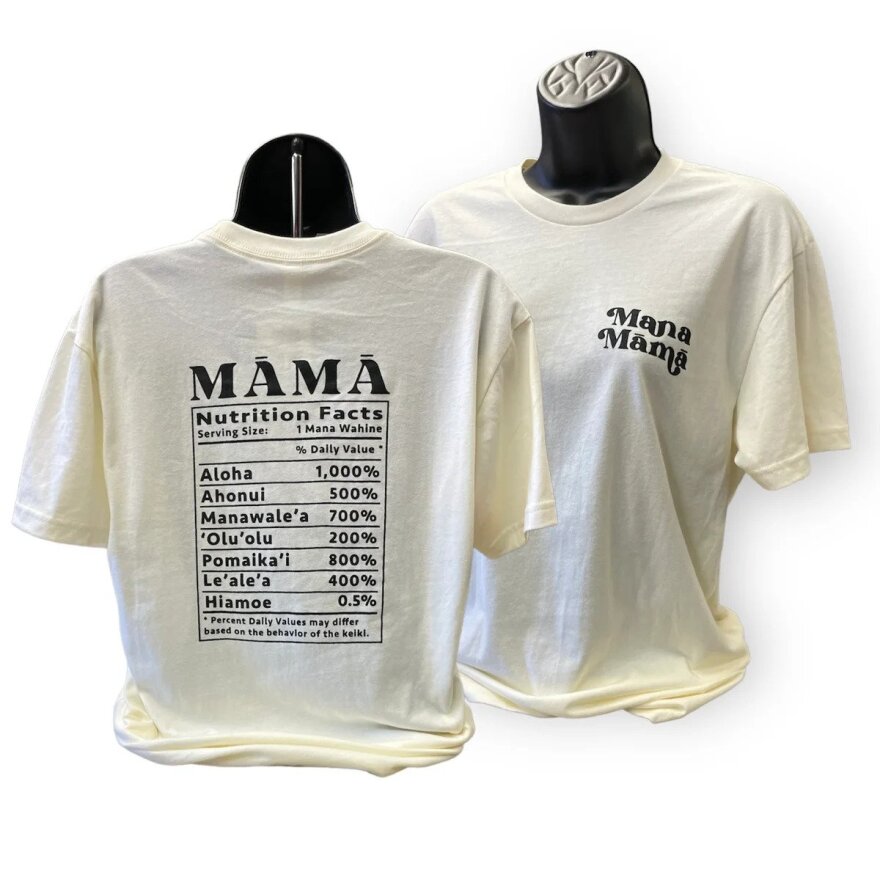 Pala’ela’e Collective's Mana Mama shirt was popular at Merrie Monarch this year, according to owner Salana Adachi.