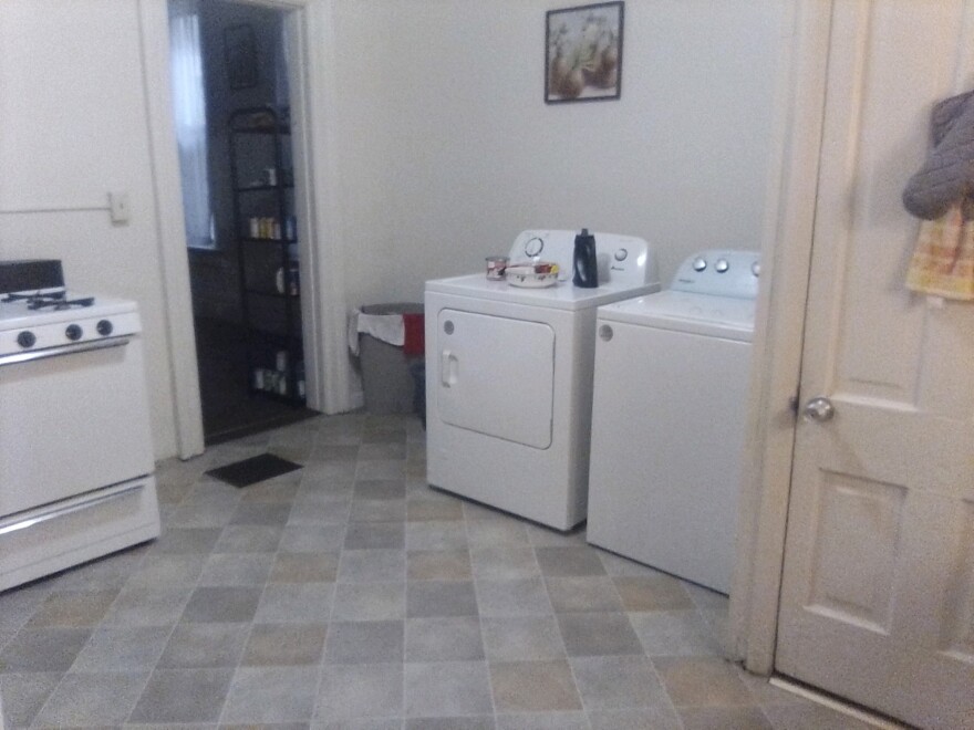 The program includes a $5,000 threshold to ensure clients have access to appliances like those pictured here, a washer, dryer and other furnishings. This photo is from inside one of the participating properties.