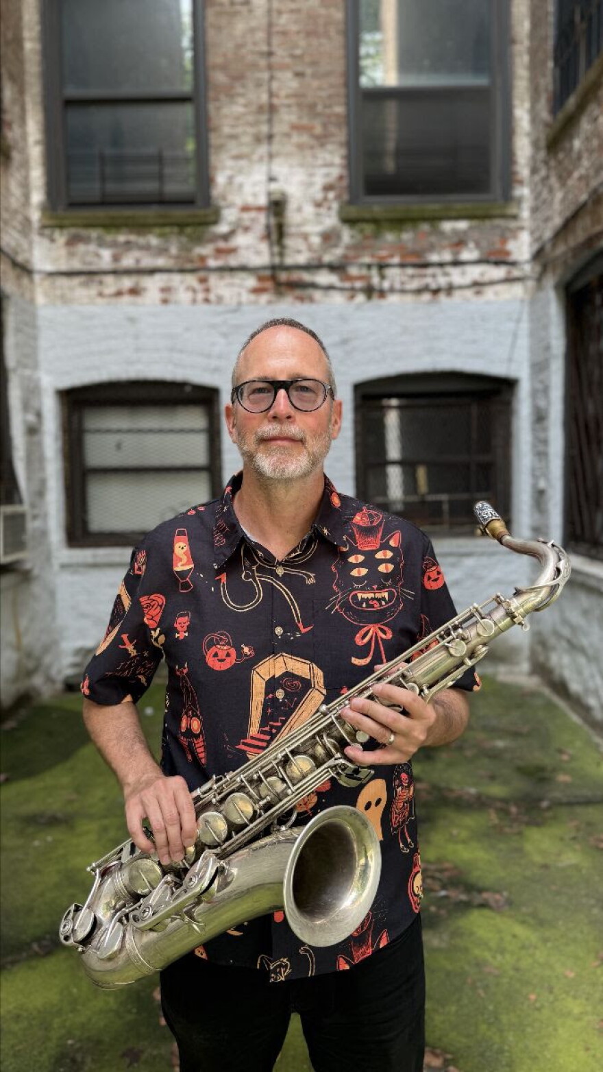Saxophonist and composer Michael Blake, whose spooky new album is 'Halloween Tales.'