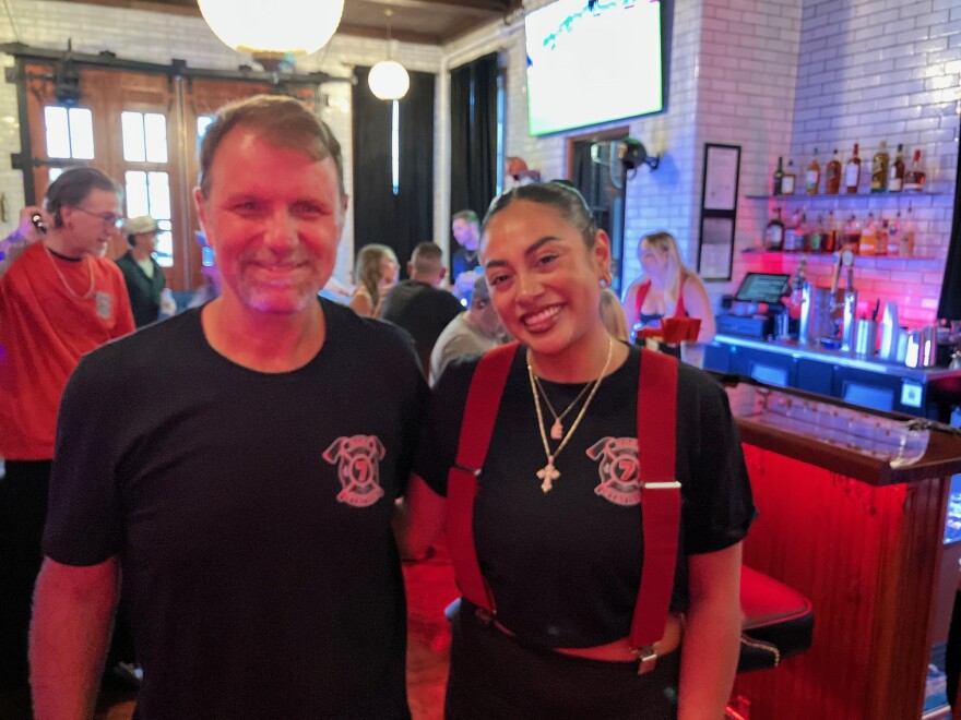 Owner Chris Rogers with general manager Esmeralda Bernal, July 10, 2026.