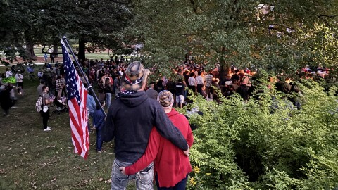 The vigil honoring Charlie Kirk was part religious service, part patriotic rally. It also attracted many UNH students who described themselves as conservative and said they found their school to be an overwhelmingly liberal place.