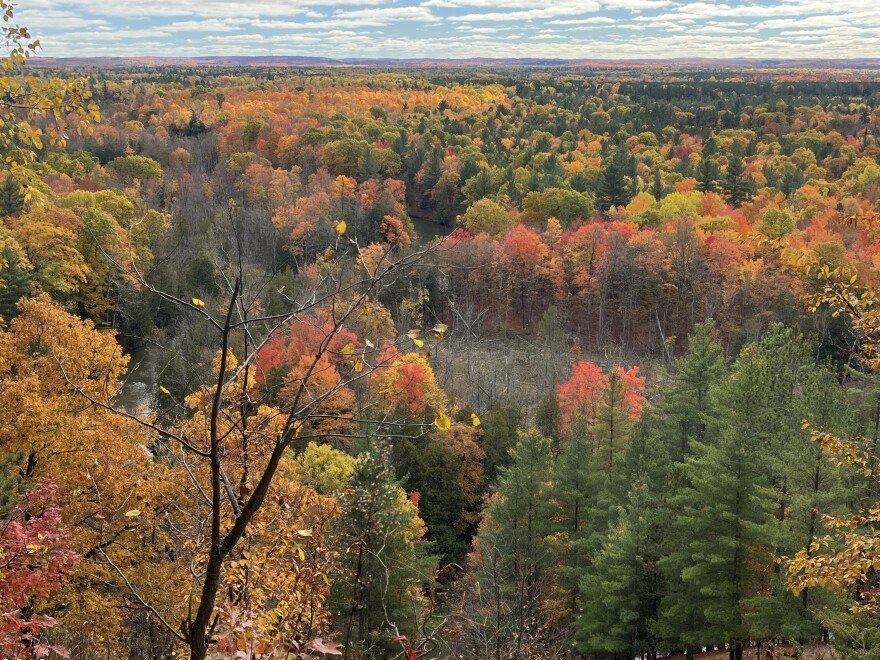 A view from the North Country Trail. Oct. 22, 2023. (Photo credit: Izzy Ross)