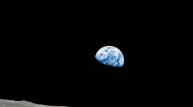 This iconic image of earth "rising" from the moon was taken in 1968 when Apollo 11 was in orbit. Soon, private companies will begin sending experiments to the moon's surface.