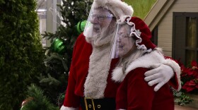 r. and Mrs. Santa Claus pose for an image while at a mall in December 2020. Dr. Scott Stienecker said he expects the holidays to become a “pretty active COVID season,” based on how these variants have behaved in other countries.