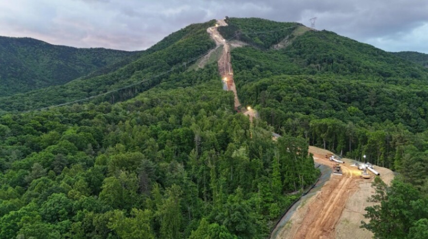 Poor Mountain in Montgomery County, Va. along the Mountain Valley Pipeline route, taken in May.