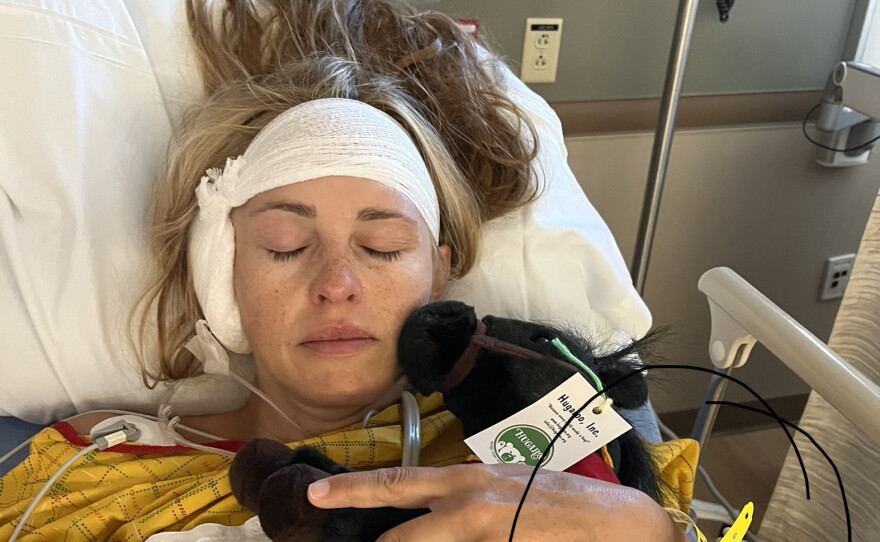 Actress and advocate Tiffany Storrs went through cochlear implant surgery.