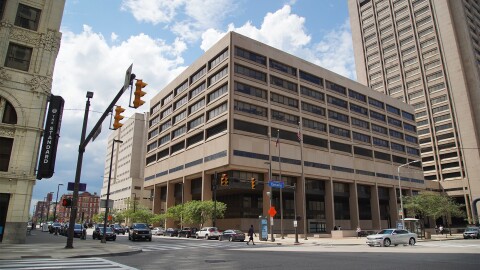  Cleveland Division of Police headquarters in Downtown Cleveland.