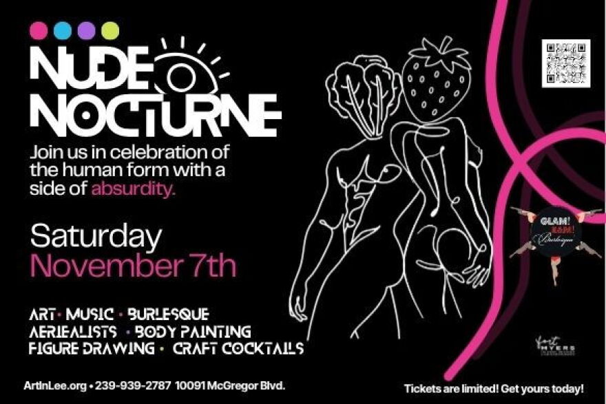 Alliance for the Arts Poster for 'Nude Nocturne'