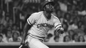 Joe Morgan watches the ball fly as he a hit home run in the first inning of the All Star Game at Yankee Stadium in New York, July 19, 1977. Morgan was the National League's first batter.