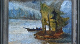 painting of boat